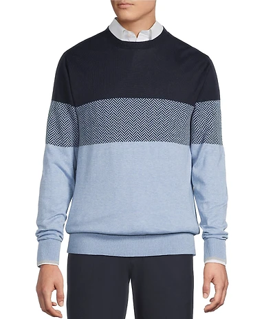 Daniel Cremieux Signature Label Color Block Sweater