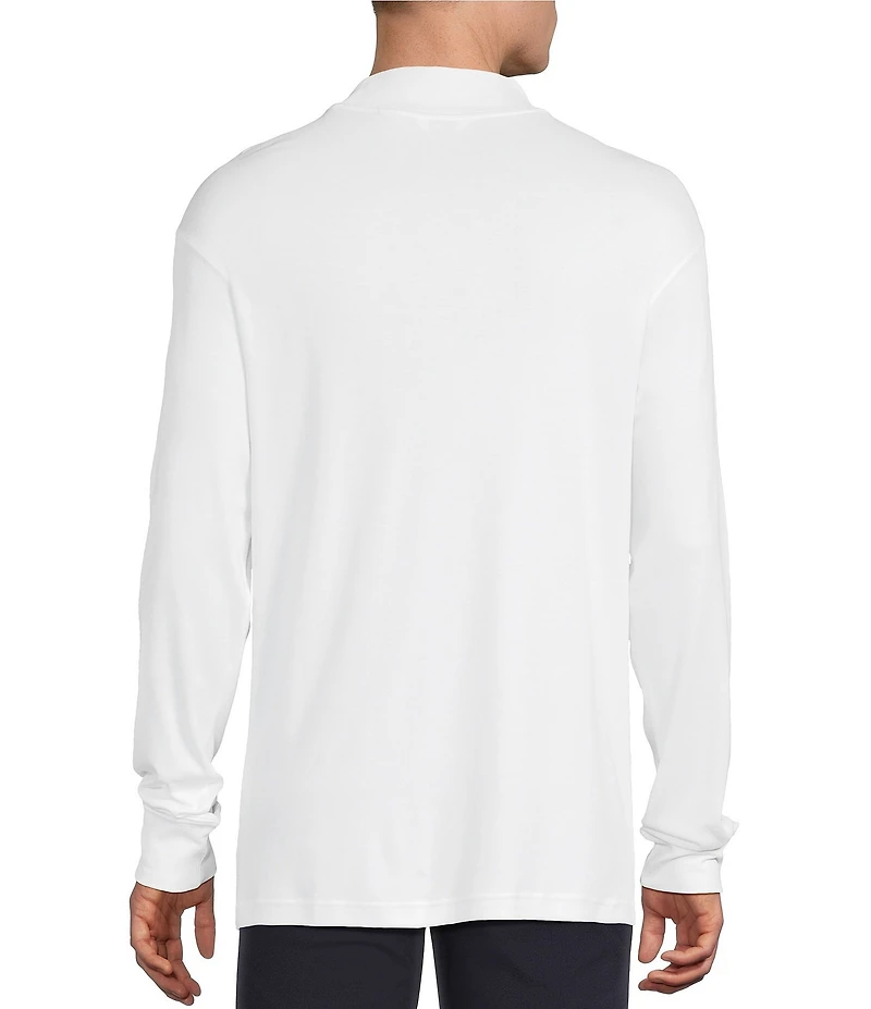 Daniel Cremieux Signature Label Cotton Mockneck Long Sleeve T-Shirt