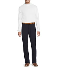 Daniel Cremieux Signature Label Cotton Mockneck Long Sleeve T-Shirt