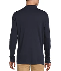 Daniel Cremieux Signature Label Cotton Mockneck Long Sleeve T-Shirt