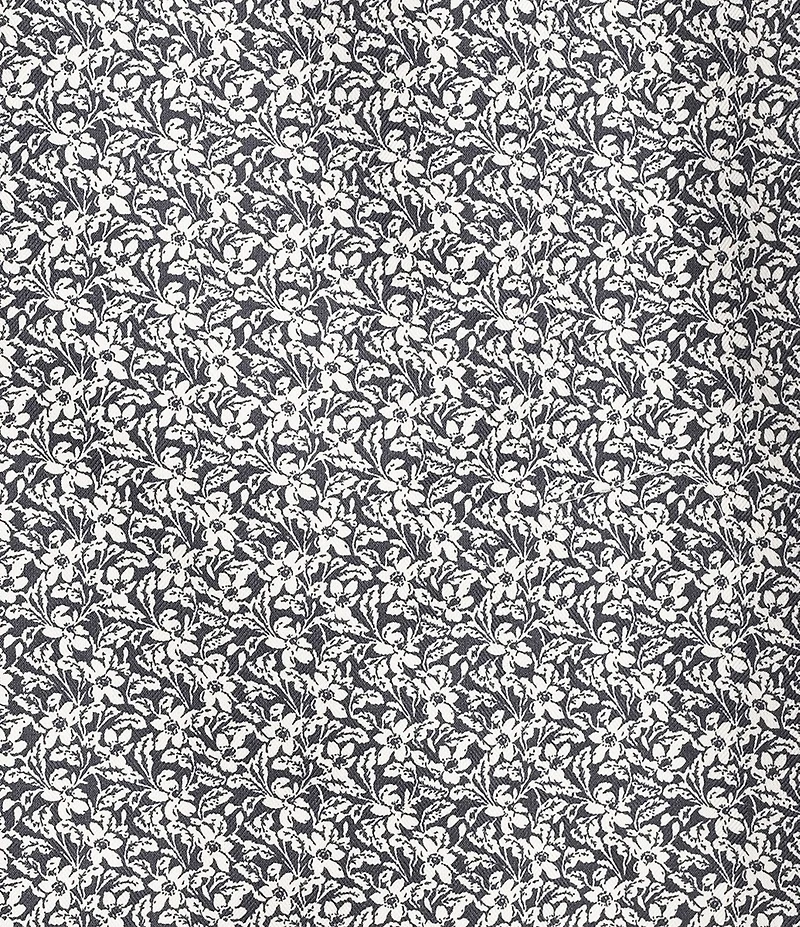 Daniel Cremieux Signature Label Dark Floral Print Short Sleeve Woven Camp Shirt