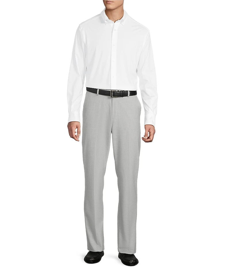 Daniel Cremieux Signature Label Flat Front Classic Fit Solid Pants