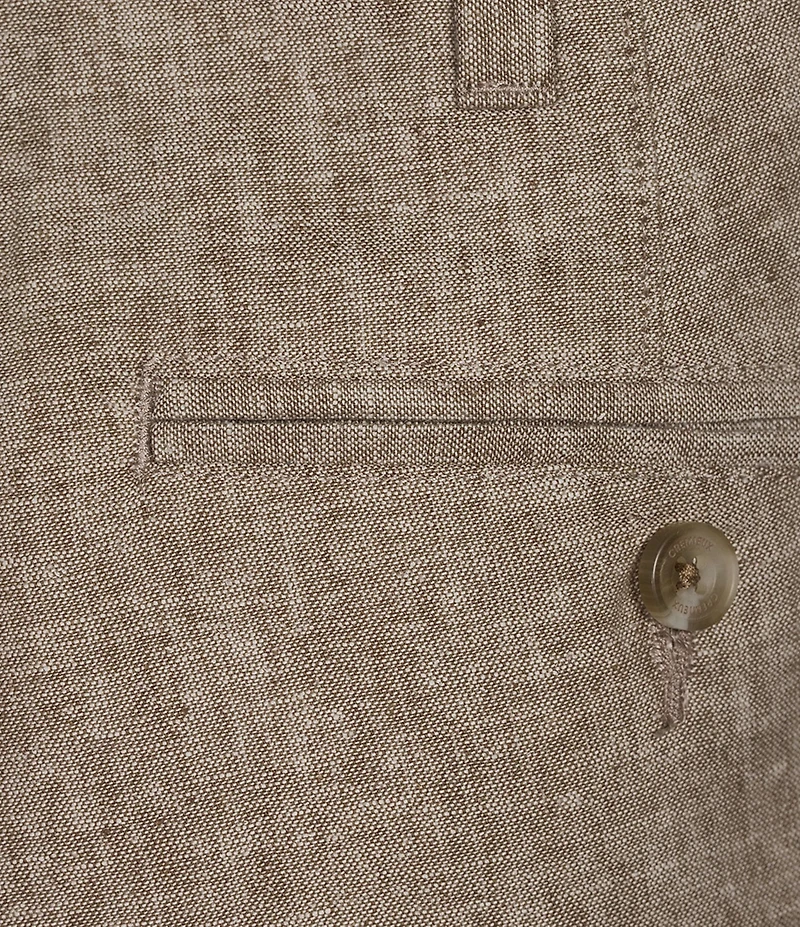 Daniel Cremieux Signature Label Flat Front Linen 8#double; Inseam Shorts