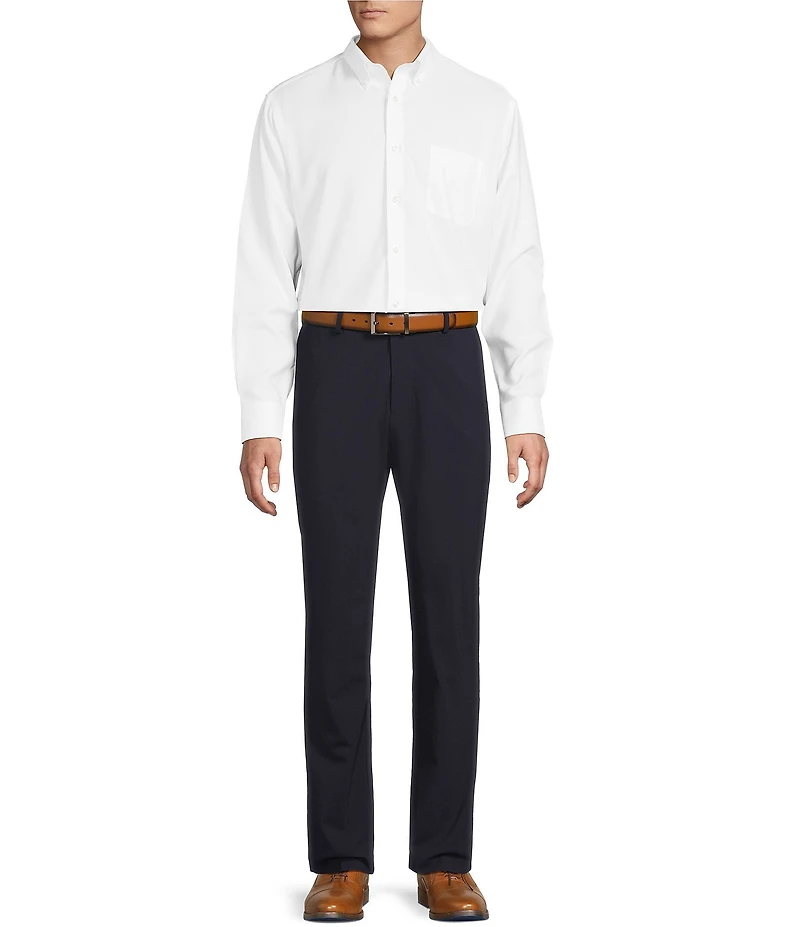Daniel Cremieux Signature Label Flat Front Solid Travel Pants