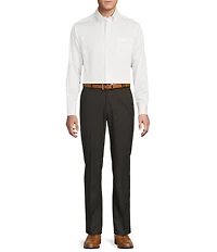 Daniel Cremieux Signature Label Flat Front Stretch Houndstooth Dress Pants