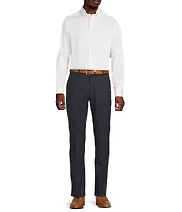 Daniel Cremieux Signature Label Flat Front Stretch Houndstooth Dress Pants