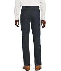 Daniel Cremieux Signature Label Flat Front Stretch Houndstooth Dress Pants