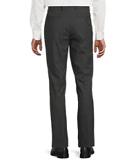 Daniel Cremieux Signature Label Flat Front Stretch Stripe Dress Pants