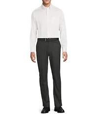 Daniel Cremieux Signature Label Flat Front Stretch Stripe Dress Pants
