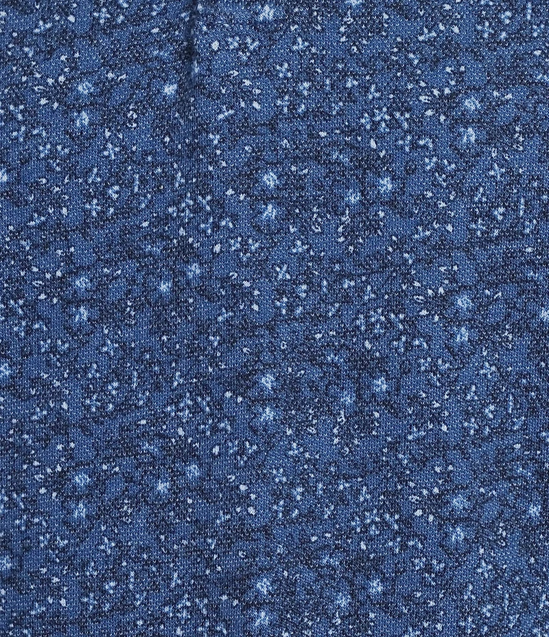 Daniel Cremieux Signature Label Floral Print Pique Jersey Short Sleeve Polo Shirt