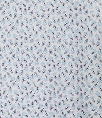 Daniel Cremieux Signature Label Floral Print Pique Jersey Short Sleeve Polo Shirt