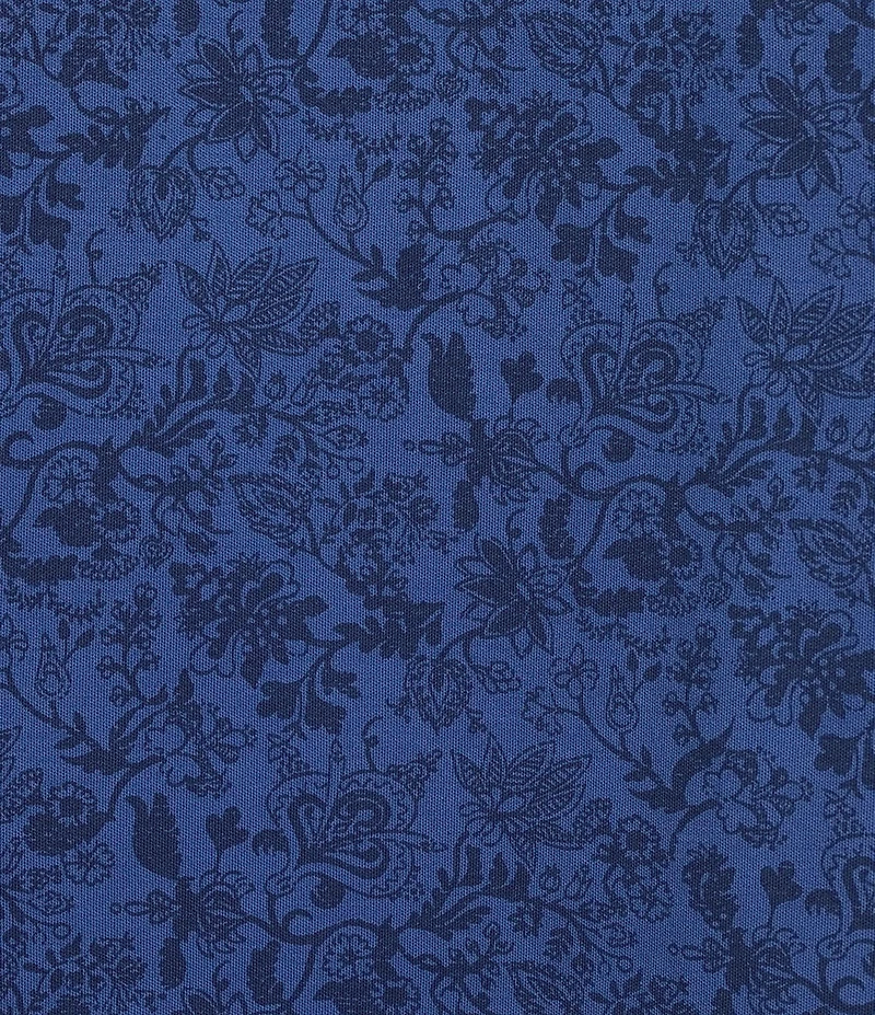 Daniel Cremieux Signature Label Floral Print Short Sleeve Coat Front Shirt
