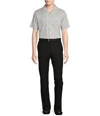 Daniel Cremieux Signature Label Floral Print Short Sleeve Woven Camp Shirt