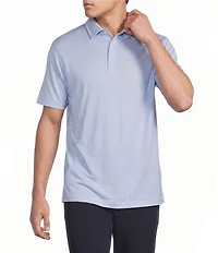 Daniel Cremieux Signature Label Geometric Print Short Sleeve Polo Shirt