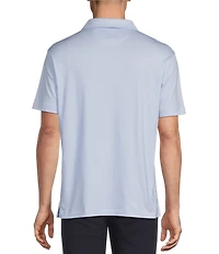 Daniel Cremieux Signature Label Geometric Print Short Sleeve Polo Shirt