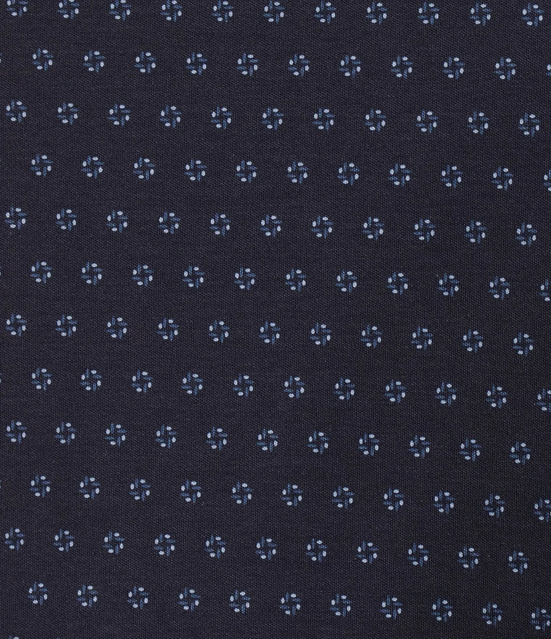 Daniel Cremieux Signature Label Geometric Printed Short Sleeve Button Front Shirt