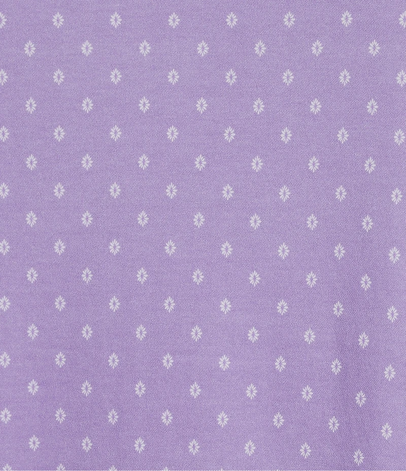 Daniel Cremieux Signature Label Geometric Printed Short Sleeve Polo Shirt