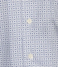 Daniel Cremieux Signature Label Geometric Short Sleeve Woven Camp Shirt