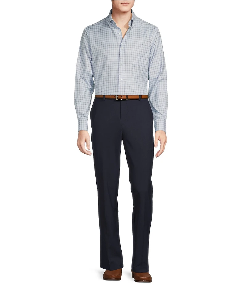 Daniel Cremieux Signature Label Glen Plaid Canclini Long Sleeve Woven Shirt