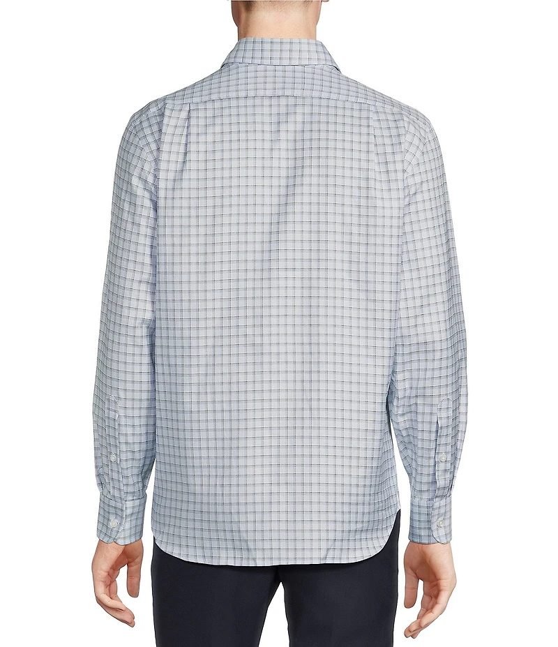 Daniel Cremieux Signature Label Glen Plaid Canclini Long Sleeve Woven Shirt