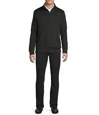 Daniel Cremieux Signature Label Honeycomb Quarter-Zip Pullover