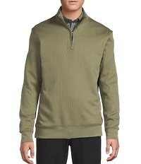 Daniel Cremieux Signature Label Honeycomb Quarter-Zip Pullover