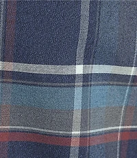 Daniel Cremieux Signature Label Plaid Cashmere Blend Long Sleeve Woven Shirt