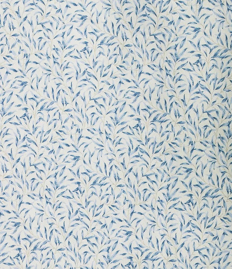 Daniel Cremieux Signature Label Leaf Print Short Sleeve Woven Camp Shirt