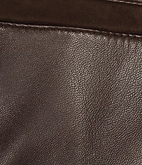 Daniel Cremieux Signature Label Leather Hipster Jacket