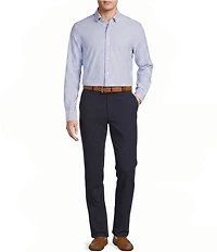 Daniel Cremieux Signature Label Long Sleeve Button Down Luxe Stretch Banker Stripe Woven Shirt