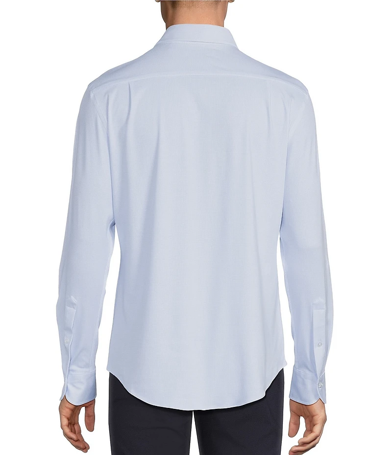 Daniel Cremieux Signature Label Long Sleeve Button Down Luxe Stretch Micro Geo Woven Shirt