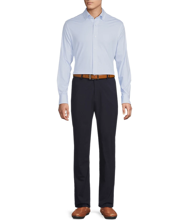 Daniel Cremieux Signature Label Long Sleeve Button Down Luxe Stretch Micro Geo Woven Shirt