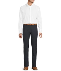 Daniel Cremieux Signature Label Long Sleeve Button Down Luxe Stretch Solid Woven Shirt