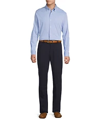 Daniel Cremieux Signature Label Long Sleeve Button Down Luxe Stretch Solid Woven Shirt