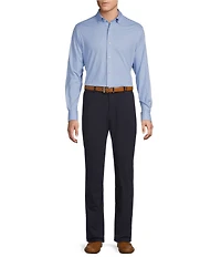 Daniel Cremieux Signature Label Luxe Stretch Diamond Geo Print Long Sleeve Woven Shirt