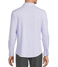 Daniel Cremieux Signature Label Luxe Stretch Micro Pattern Long Sleeve Woven Shirt