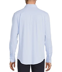 Daniel Cremieux Signature Label Luxe Stretch Plaid Long Sleeve Woven Shirt