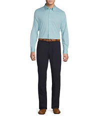 Daniel Cremieux Signature Label Luxe Stretch Solid Long Sleeve Woven Shirt