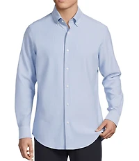 Daniel Cremieux Signature Label Luxe Stretch Stripe Long Sleeve Woven Shirt