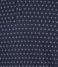 Daniel Cremieux Signature Label Mini Geo Print Short Sleeve Polo Shirt