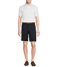 Daniel Cremieux Signature Label Lucent Mini Geo Print Short Sleeve Polo Shirt
