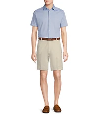 Daniel Cremieux Signature Label Mini Geo Print Short Sleeve Shirt
