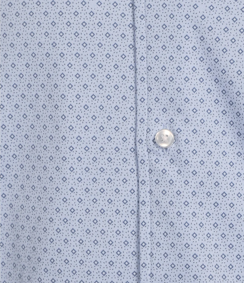 Daniel Cremieux Signature Label Mini Geo Print Short Sleeve Shirt