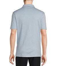 Daniel Cremieux Signature Label Mini Print Short Sleeve Polo Shirt