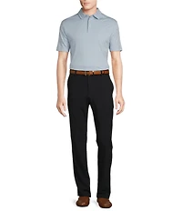 Daniel Cremieux Signature Label Mini Print Short Sleeve Polo Shirt