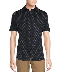 Daniel Cremieux Signature Label Mini Print Short Sleeve Shirt