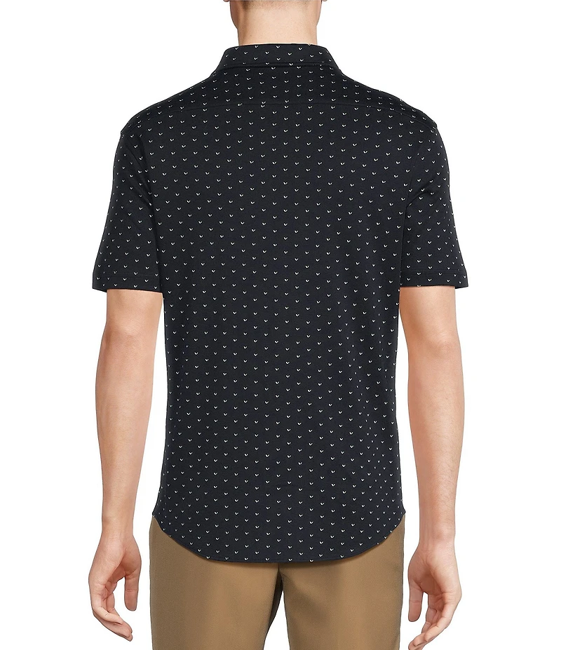 Daniel Cremieux Signature Label Mini Print Short Sleeve Shirt