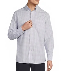 Daniel Cremieux Signature Label Non-Iron Check Long Sleeve Woven Shirt