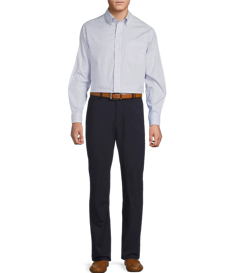 Daniel Cremieux Signature Label Non-Iron Check Long Sleeve Woven Shirt