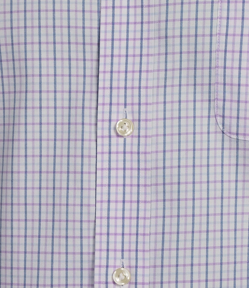 Daniel Cremieux Signature Label Non-Iron Check Long Sleeve Woven Shirt